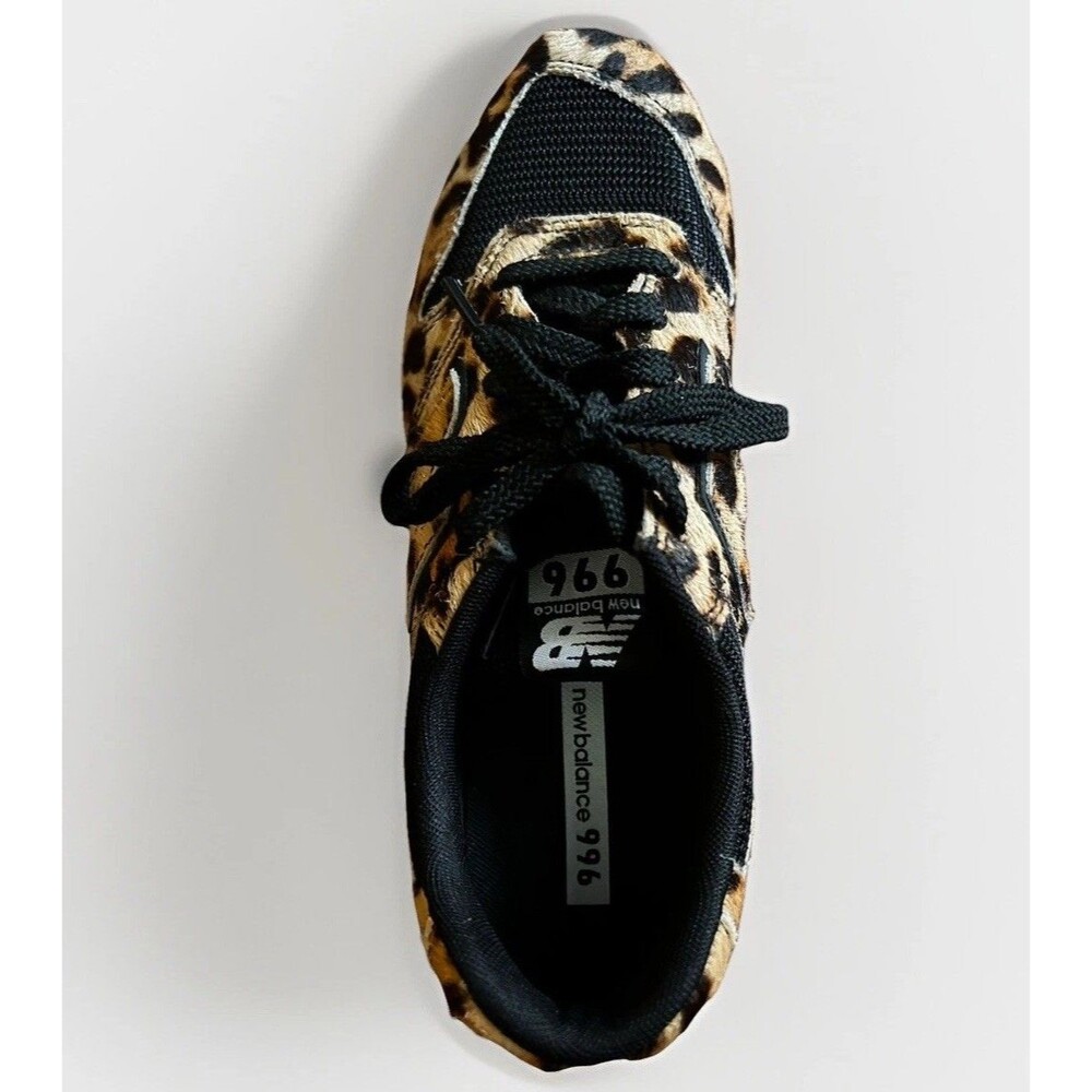 NEW&RARE New Balance® X J.Crew 996 Women’s 7 Sneakers Leopard Calf Hair WL996JC1 - Picture 6 of 7
